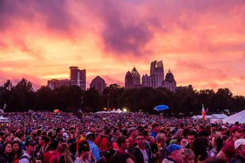 best sunset view Atlanta